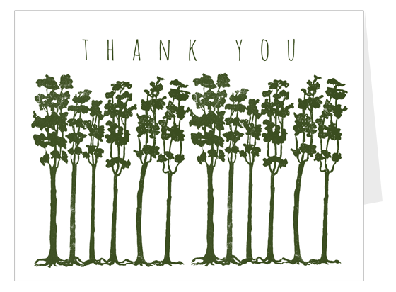 Trees thank you